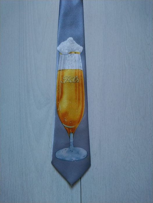 Подарунок для любителів пива краватка Bierglas