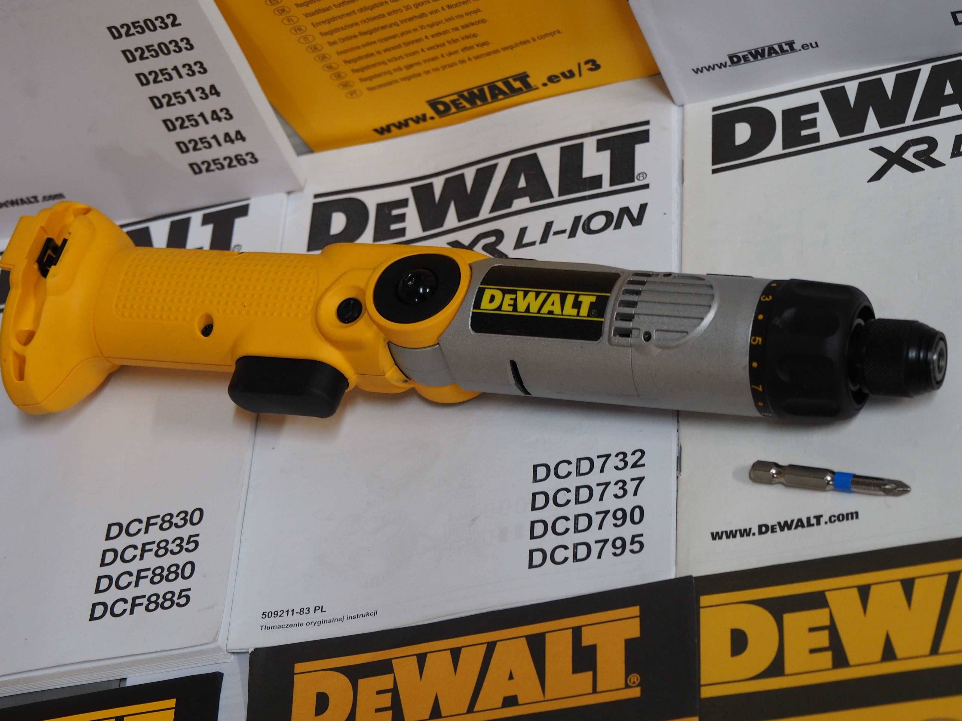 Sam korpus DEWALT DW 920 wkrętak na baterie 7,2v Ni-MH,NI-CD