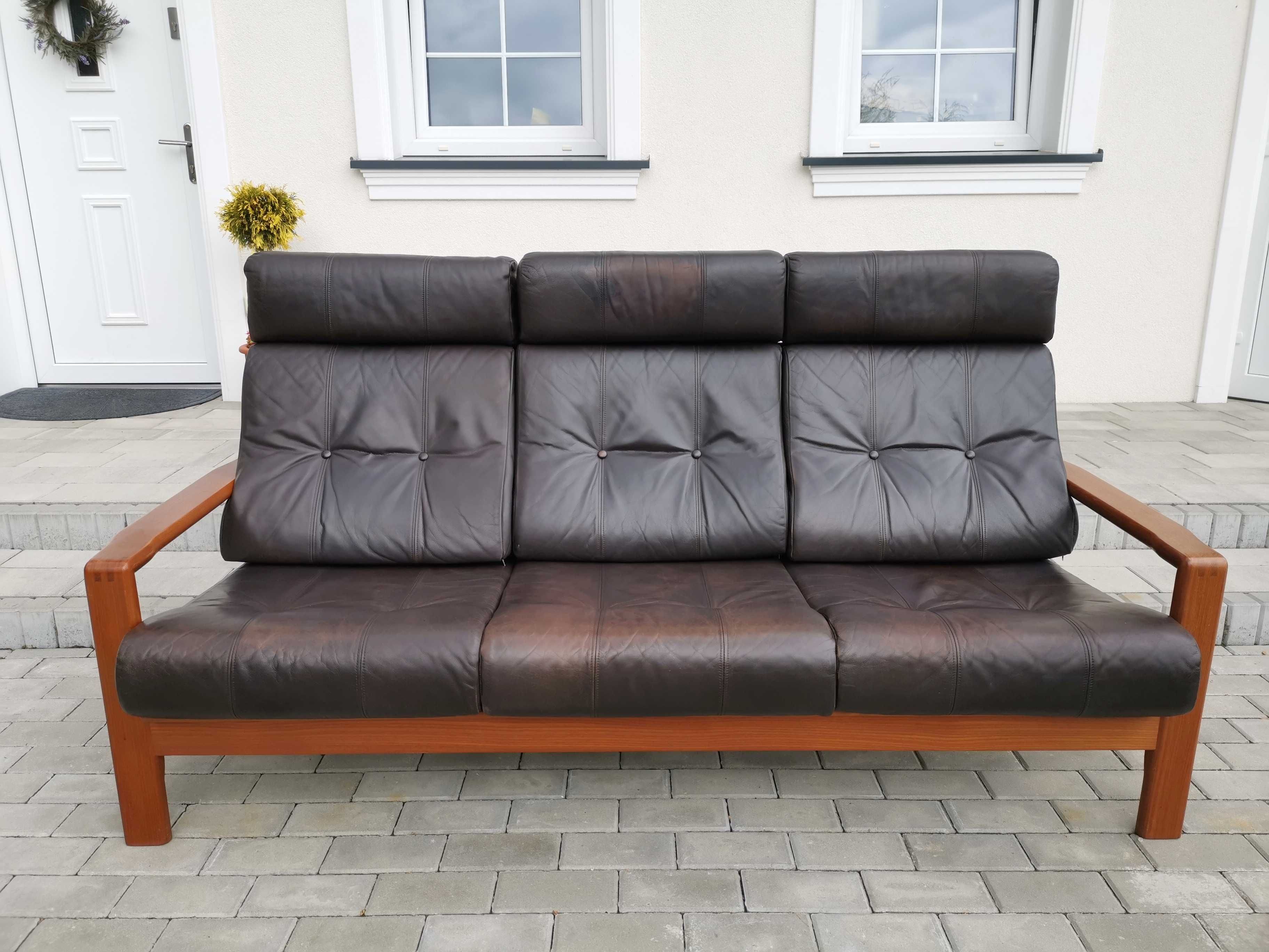 Sofa TEAK Skóra Dania