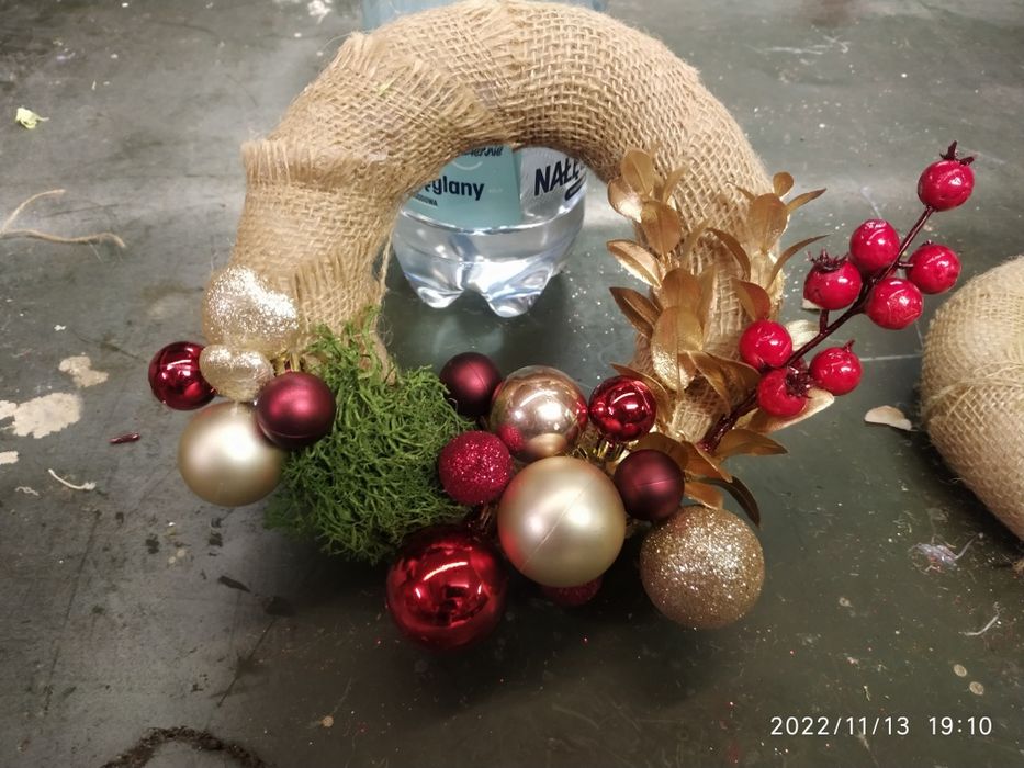 Wianek świąteczny mały