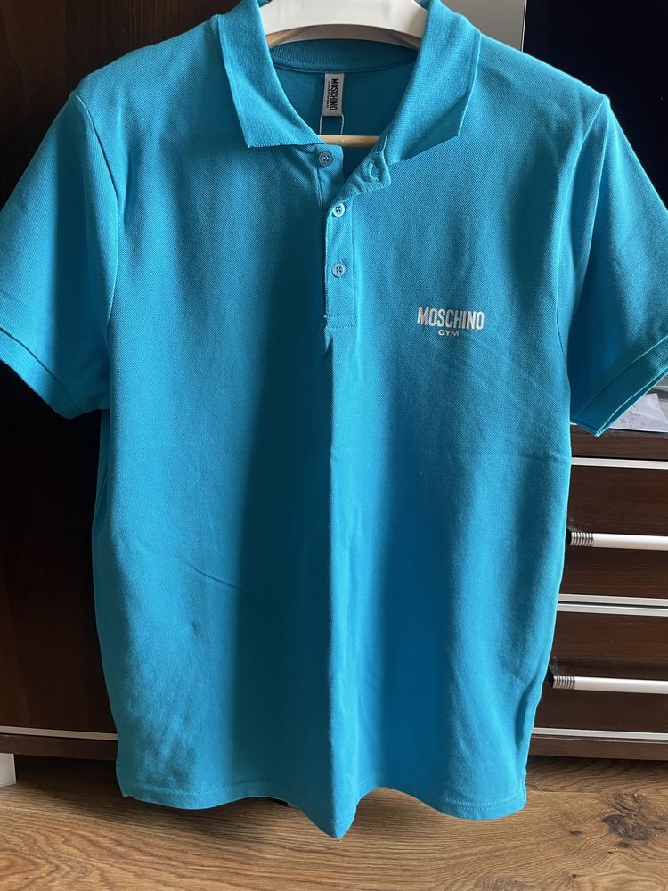 Polo Moschino koszulka nowa lekka