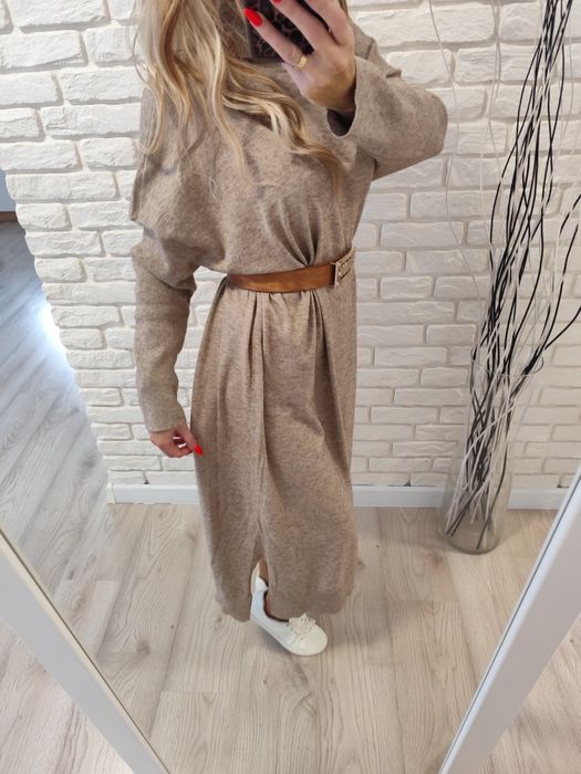 Sukienka sweterkowa XXL