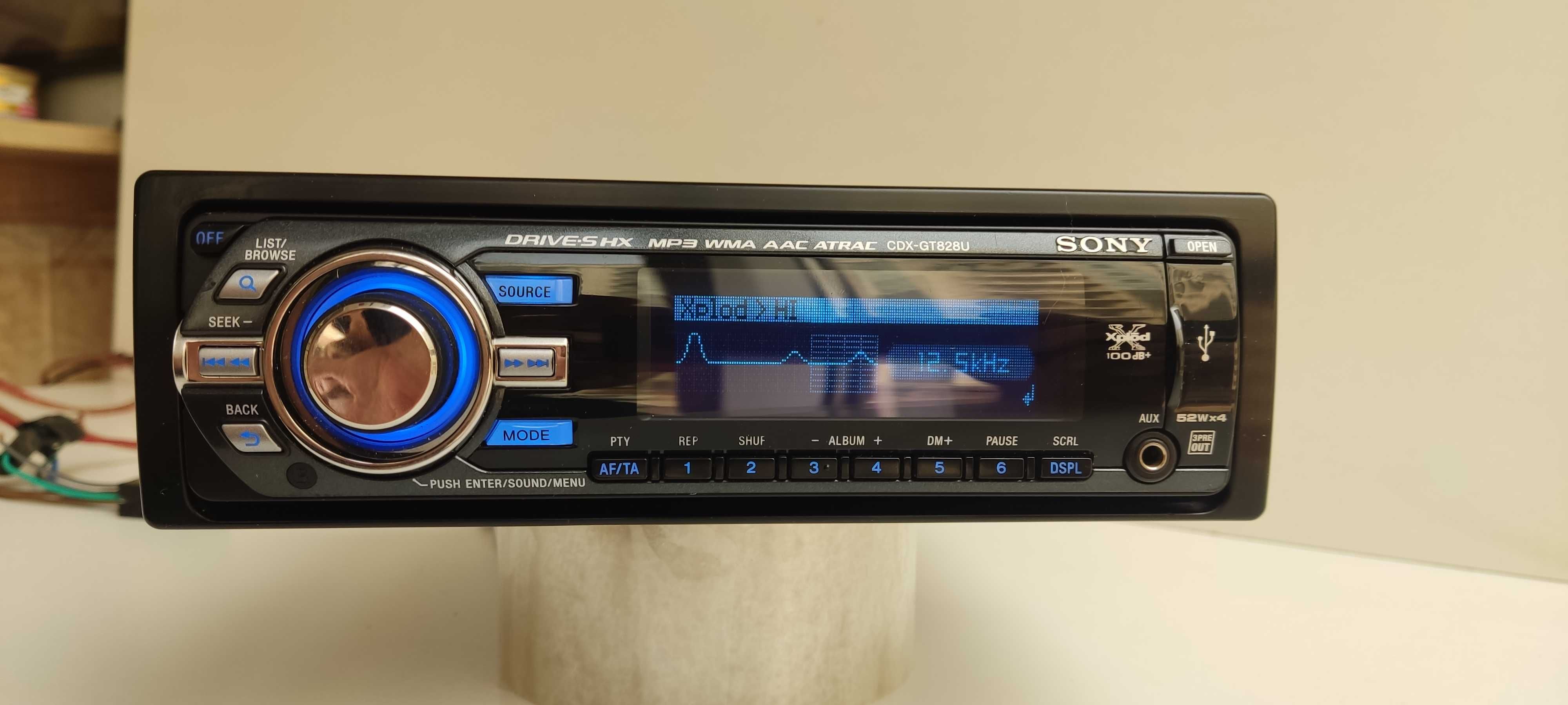 Автомагнитола SONY CDX-GT828U с Bluetooth 5 Отл. Сост!