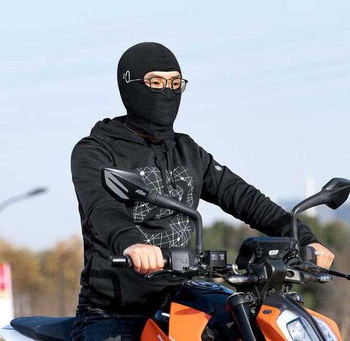 Теплая флисовая балаклава ROCKBROS LF8010 зимняя подшлемник лыжная