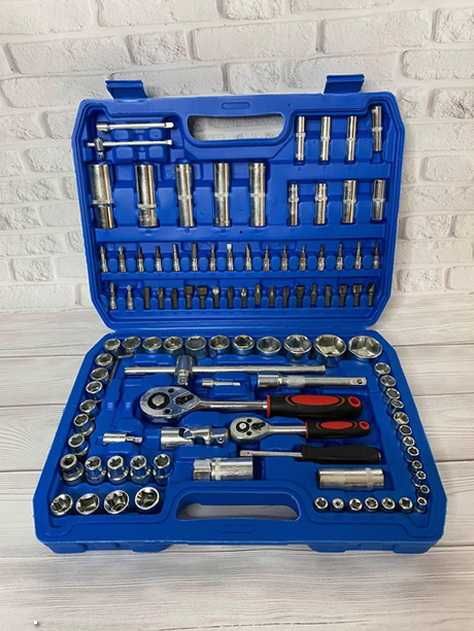 Набір інструментів головок і біт 108 од у кейсі тріскачки 72T