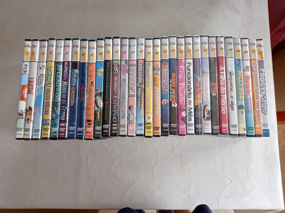 Coleções de 31 DVDs SOL