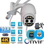 Акция! Поворотная камера IP WiFi 8МП две линзы 10 X ZOOM iCSee уличная