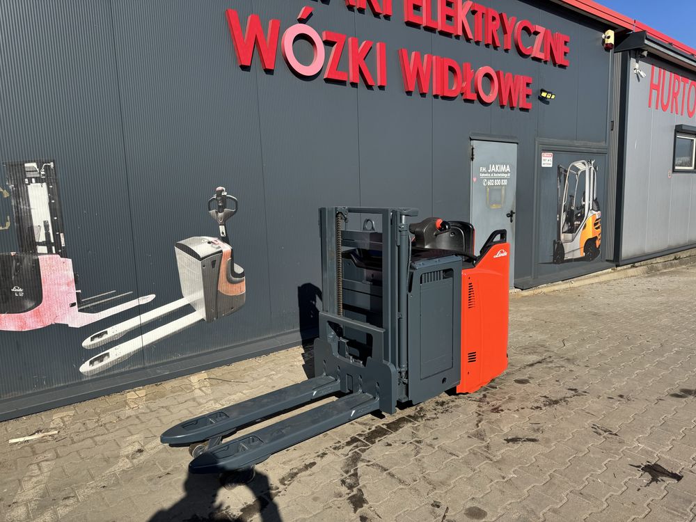 Paleciak elektryczny Linde D 12 sp 2020 r 1200 kg 170 cm wózek rydwan