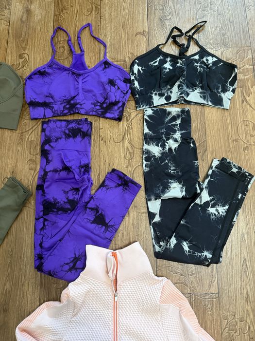 Костюм для фітнесу спорту йога спортивный костюм тай дай пуш ап