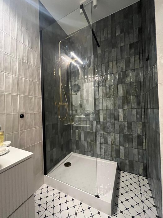 Kabina prysznicowa 90 x 200 cm Walk-in Remix Sensea