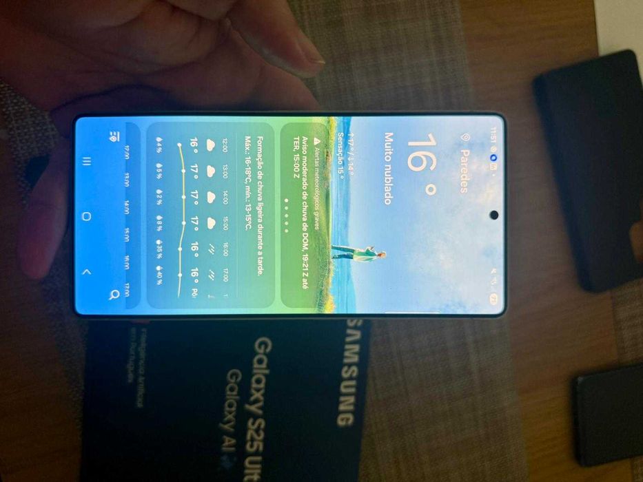 Samsung S25 ULTRA 512 GB e mais um relogio Galaxy whatch 7