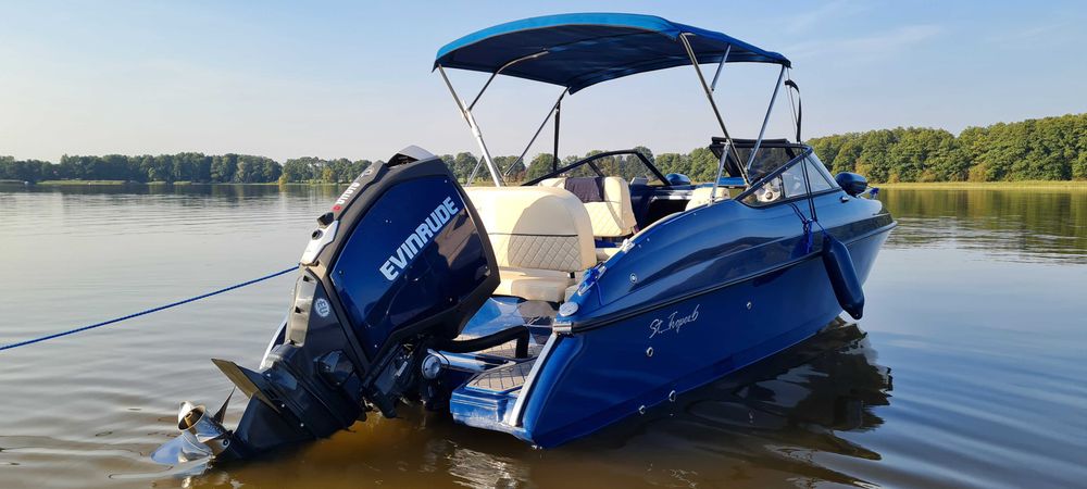 Łódź St. Tropez 2023 + silnik zaburtowy Evinrude 250KM (60mth) - FV!!!