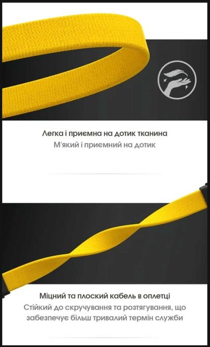 Nitecore NLink10 Кабель з Магнітним Кріпленням, Швидка Зарядка USB-C