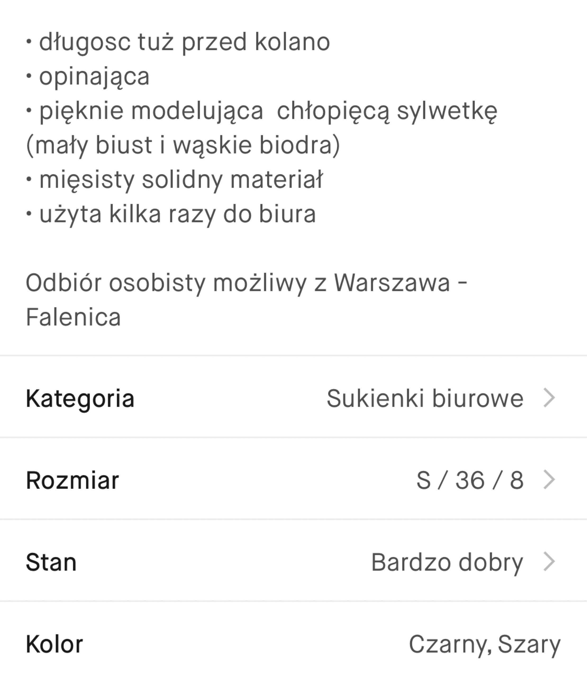 Sukienka biurowa ołówkowa BANANA REPUBLIC, w pepitkę, rozm.36