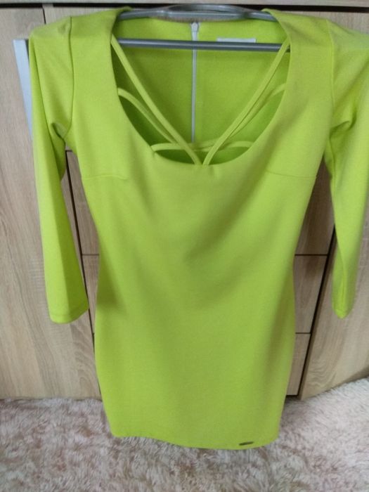 Sukienka limonka neonowa rozmiar S