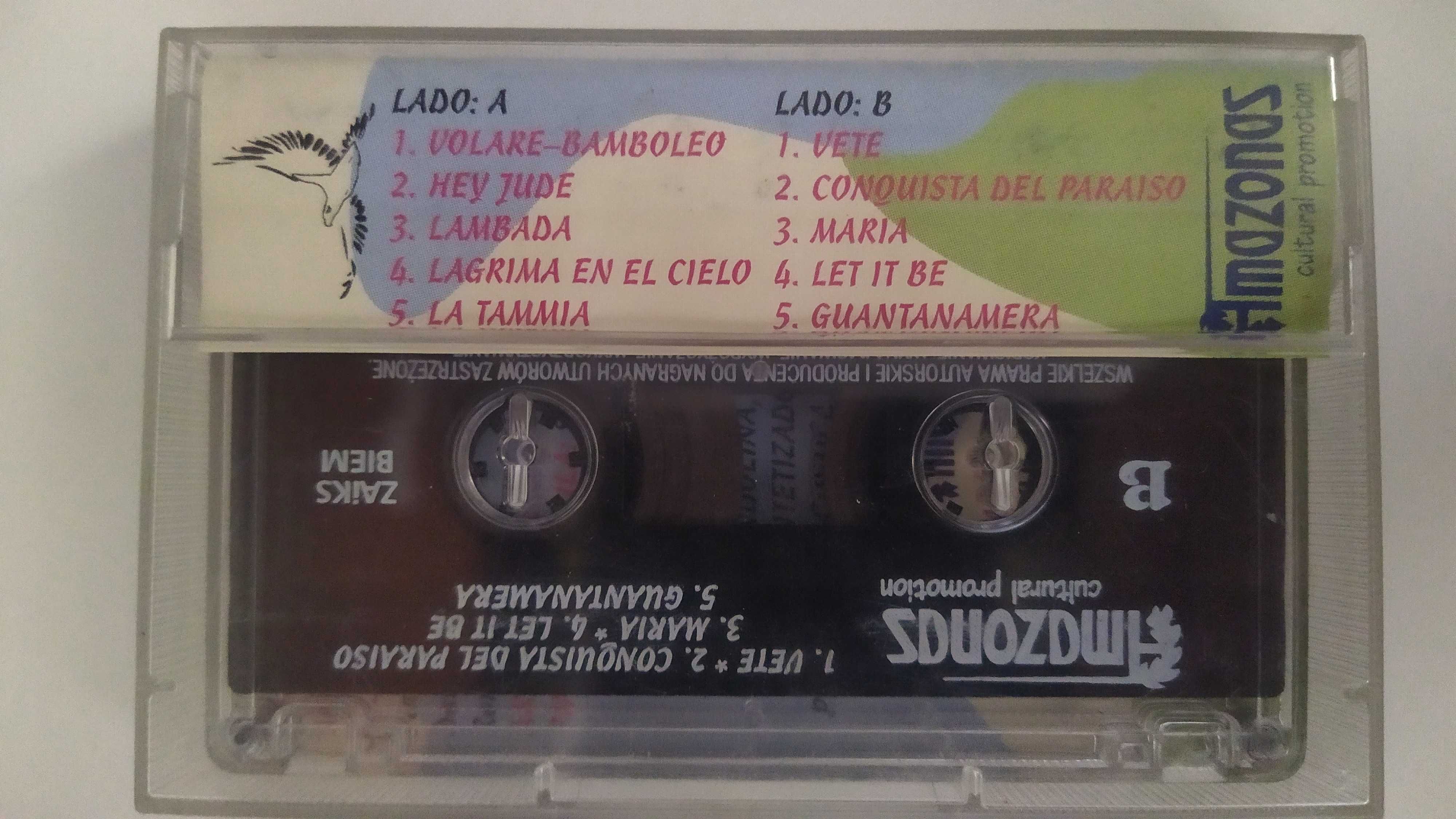Quillapas Greatest Hits zespół peruwiański Amazonas kaseta MC