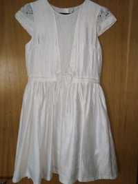 Biała sukienka rozmiar 158