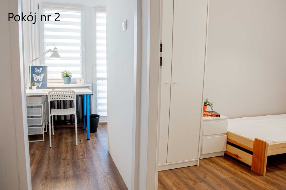 Dwa pokoje 1-osobowe (z balkonem) wolne od zaraz - Sowińskiego 13