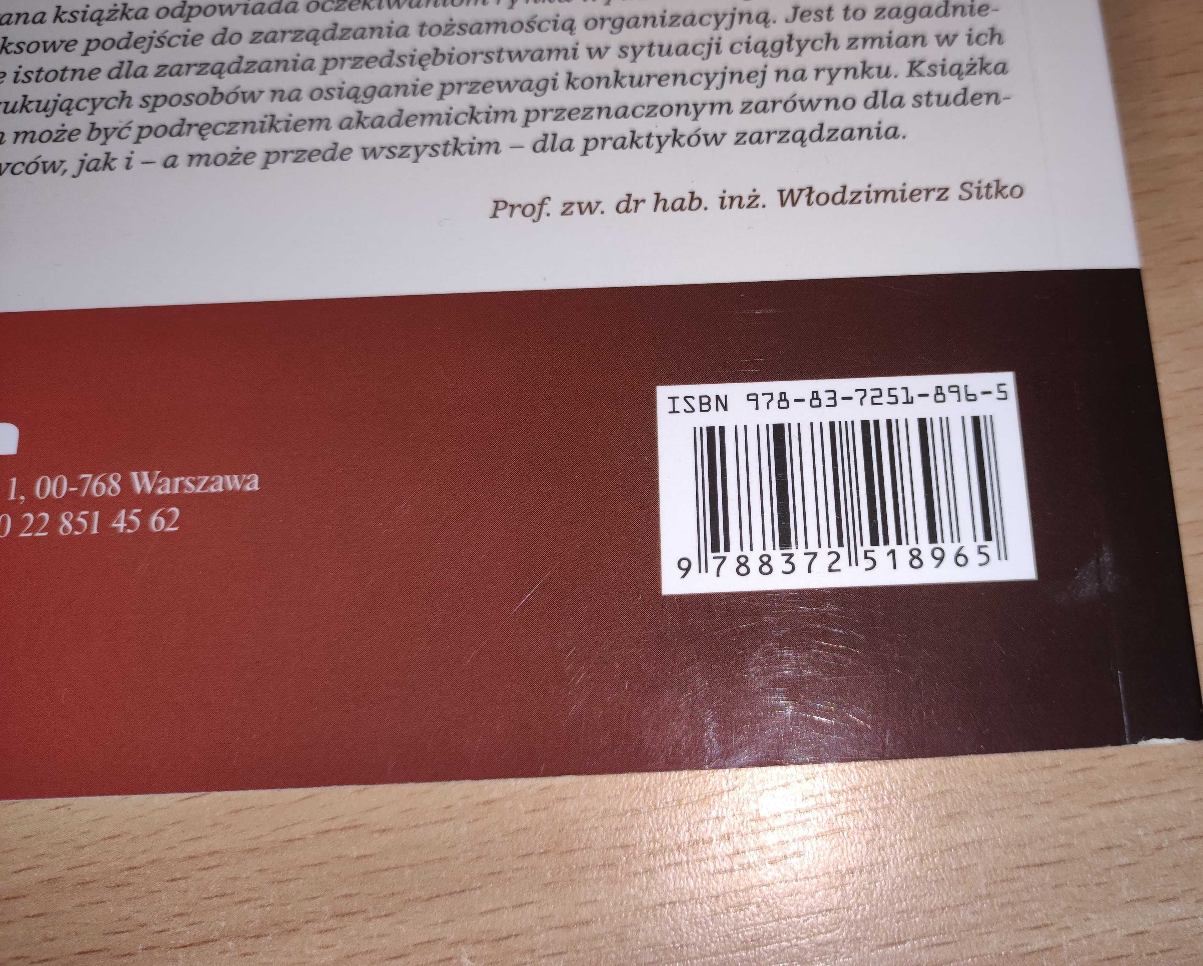 Książka "Tożsamość organizacyjna przedsiębiorstwa"