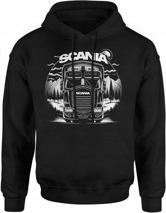 Bluza męska z kapturem Scania kierowca tira TIR ciężarówka rozm. XL