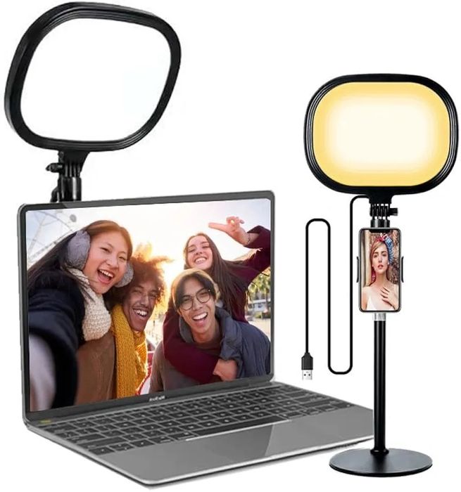 Zestaw do wideokonferencji z elastycznym stojakiem uchwytem na telefon