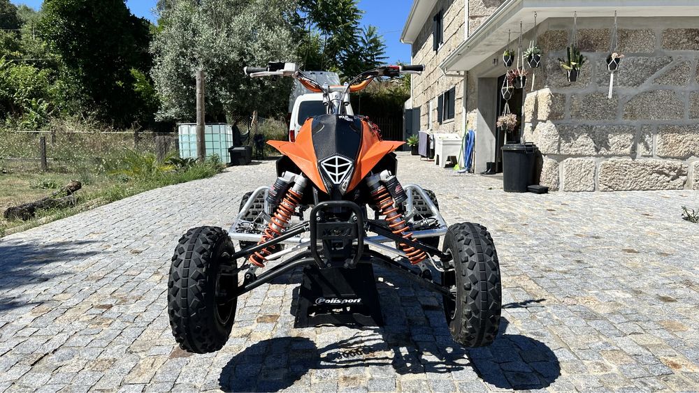 Moto 4 / quad ktm 450sx atv com 170 horas originais e manual