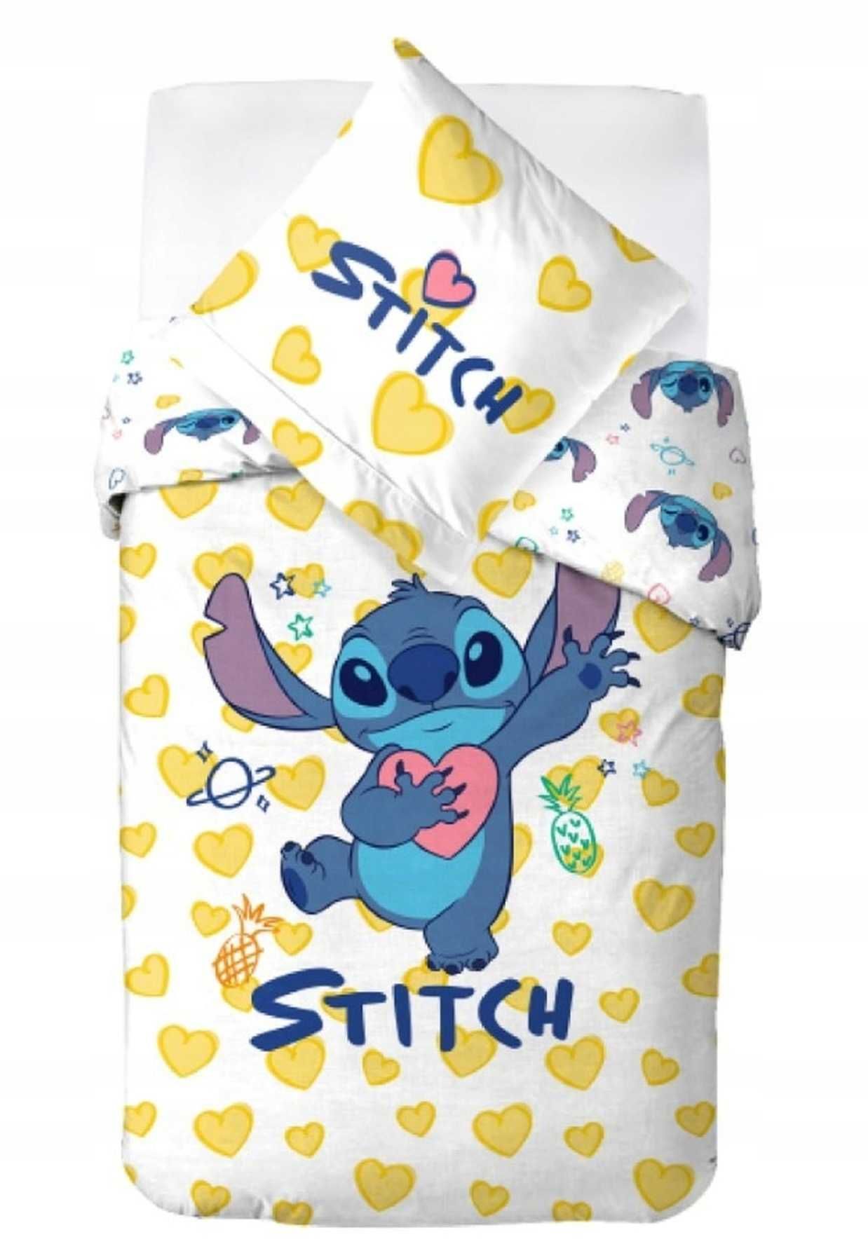 Pościel bawełniana KOMPLET Lilo & Stitch 140 x 200 Na prezent