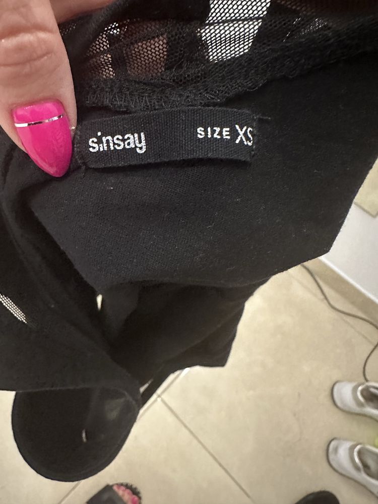 Bluzka Sinsay siatka XS