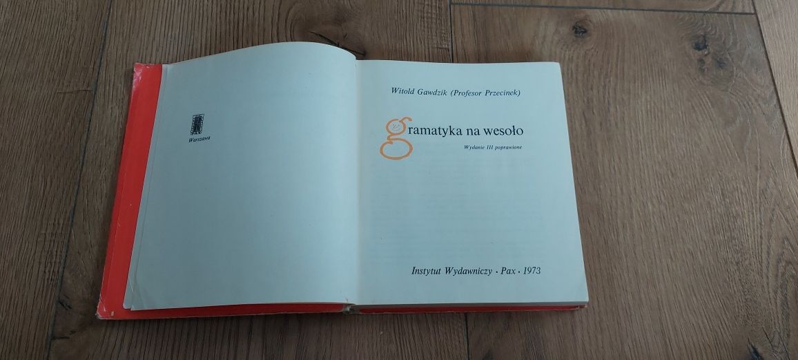 Gramatyka na wesoło Witold Gawdzik

Ty