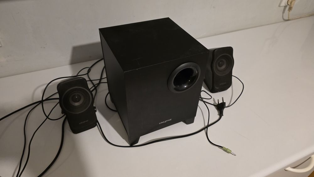 Zestaw głośników, głośniki creative 2.1 subwoofer