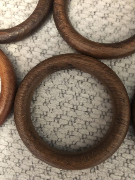 Kółka z haczykami do zasłon/ firan 9 sztuk