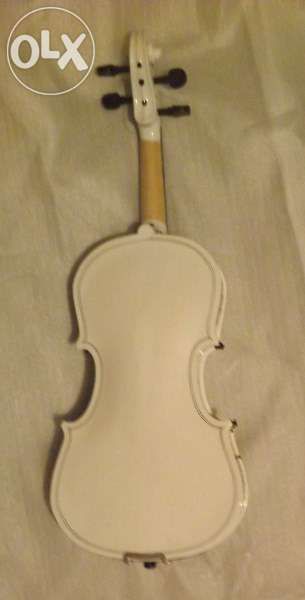 Violino de madeira de cor branca 4/4 lisos ou decorados. Novos