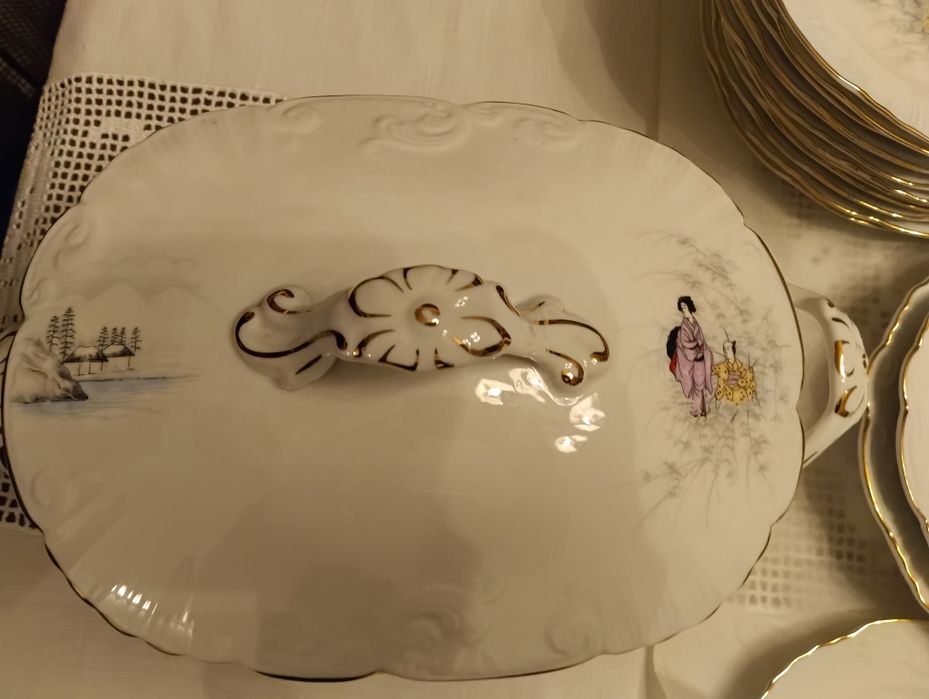 Serviço jantar e de café  Vista Alegre(Otaru) sem uso