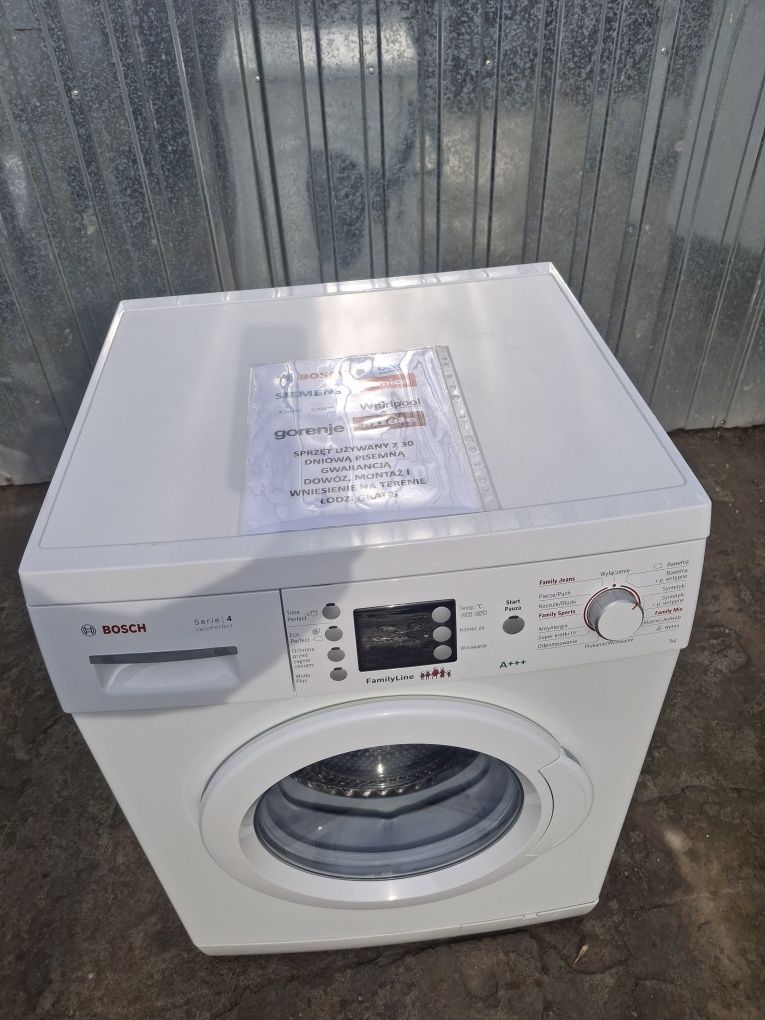Bosch serie 4 family line  7kg A+++ dowóz gratis i montaż