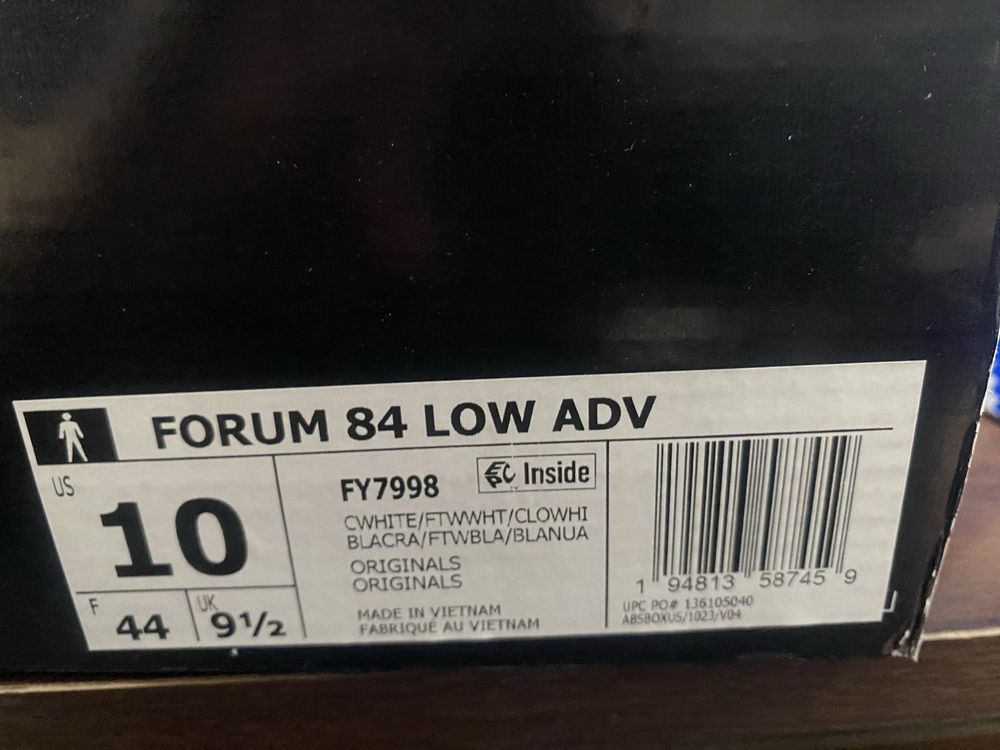 Кросівки Adidas Forum 84 low ОРИГІНАЛ!