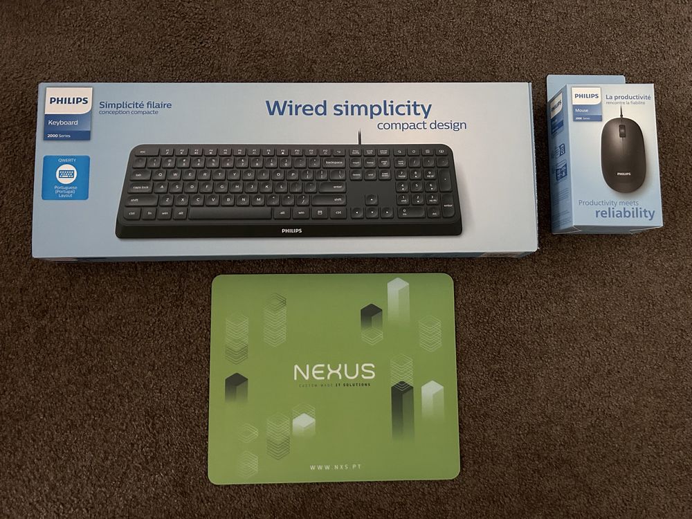Conjunto teclado + rato Novo Philips