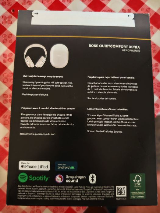 Bose Headphones QuietComfort Ultra Novo