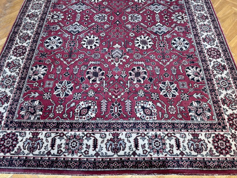 Duży dywan wełniany 300x200,  Kietrz, PRL, vintage.