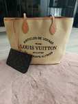 Louis Vuitton lv neverfull shopper naago piękny