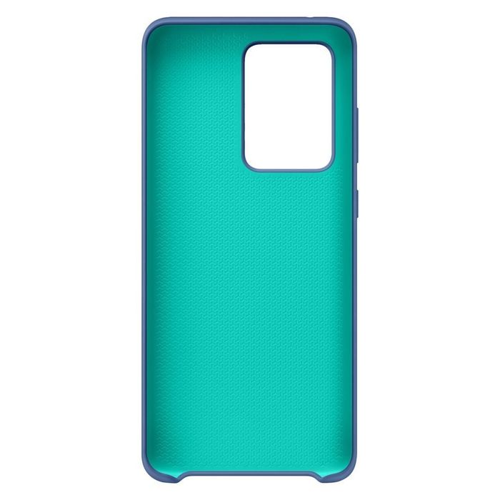 Elastyczne Silikonowe Etui Silicone  Galaxy S20 Ultra Ciemnoniebieski