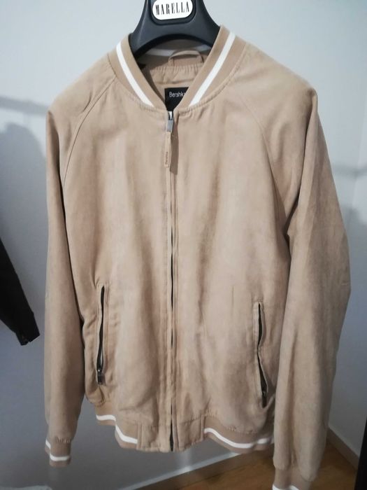 Casaco Bershka bege
