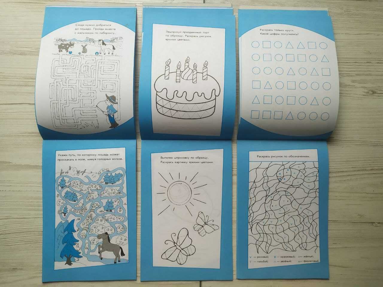 Раскраски-штриховки. Рисунки-невидимки. Лабиринты. 5-6 лет