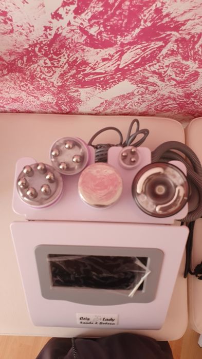 Máquina de capitação, radiofrequência e vácuo