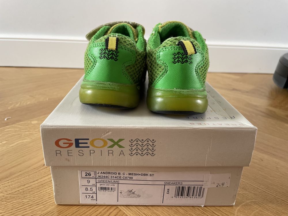 Geox 26 dl 17,4 Junior android sneakersy buty buciki