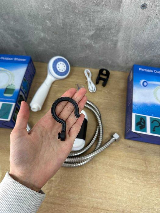 Туристичний ДУШ на акумуляторі! Похідний переносний ДУШ з АКБ. 2 годин