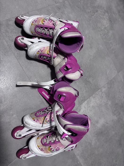 Rolki dla dziewczynki stan zadowalajacy