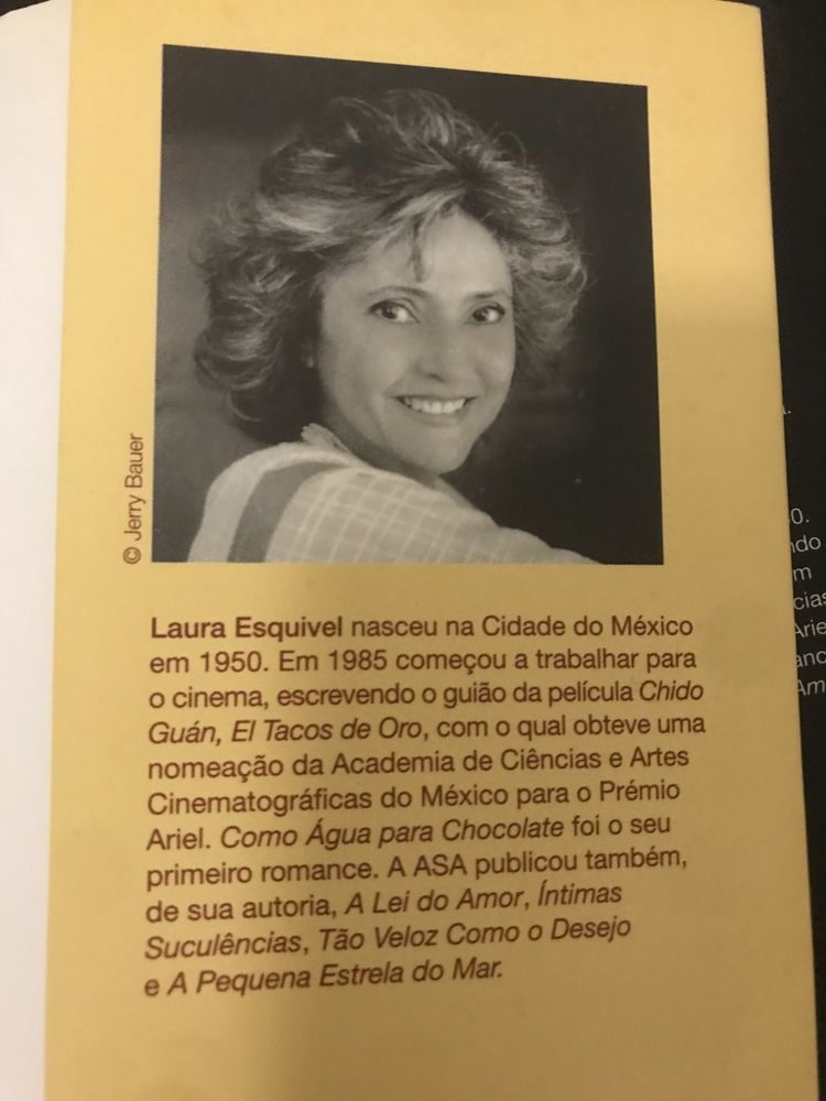 Como água para chocolate de Laura Esquível