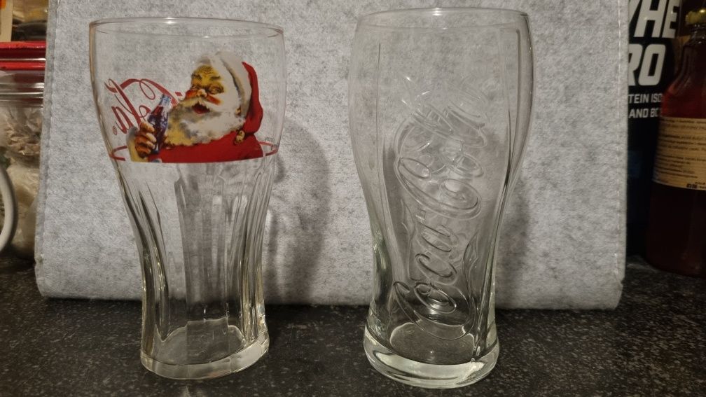 Szklanki coca cola Mikołaj