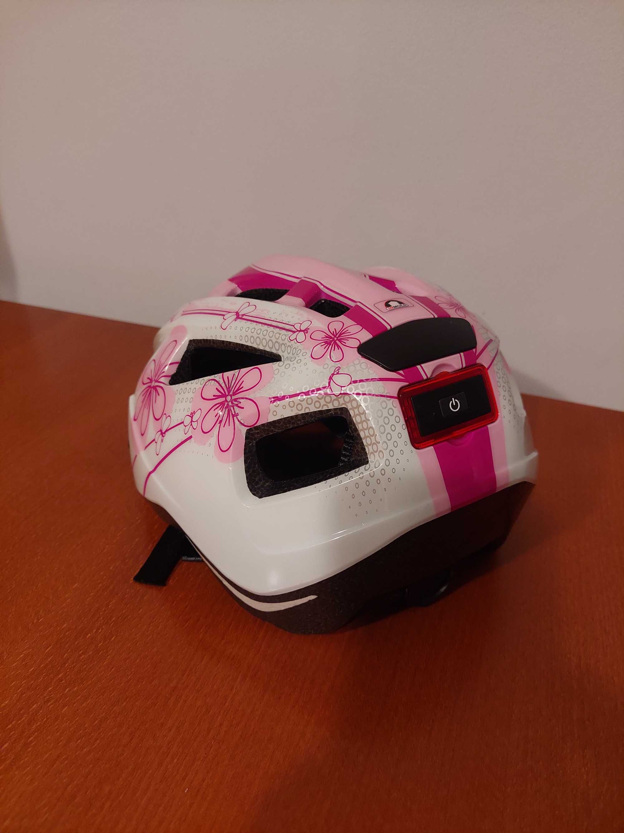 Kask rowerowy dziecięcy z lampką Lidl