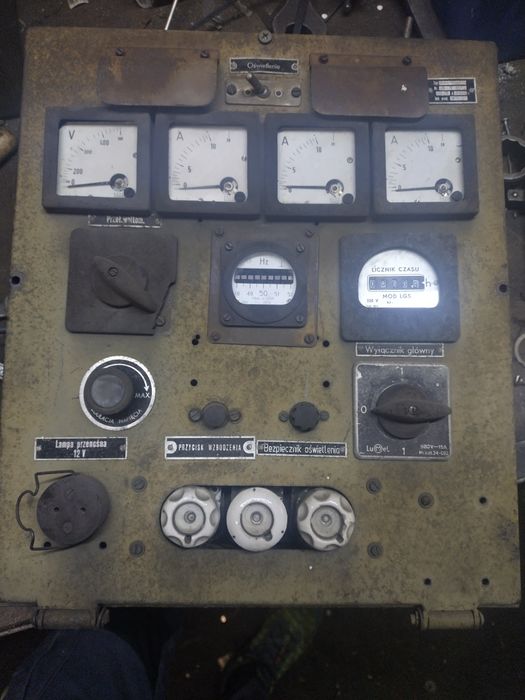 Panel sterowania wojskowego agregatu prądotwórczego